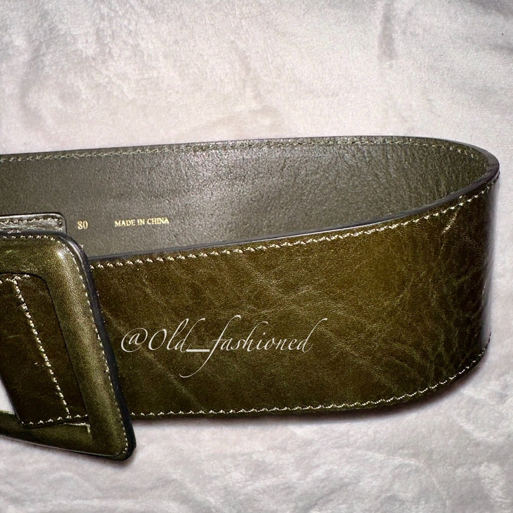 ZARA Leather Buckle Belt - Picture 9 of 12